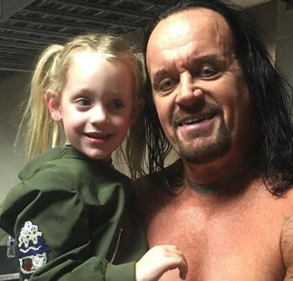 Gunner Vincent Calaway Sister Kaia With Father The Undertaker